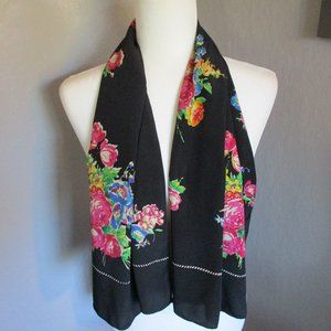 Summer flower bouquet scarf